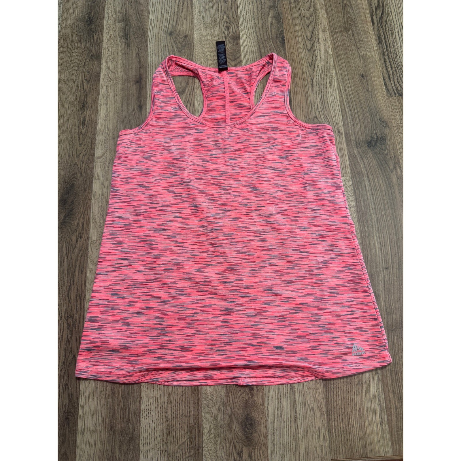 RBX Active Tank Top Womens Medium Pink Space Dye Athletic Gym Workout Excellent