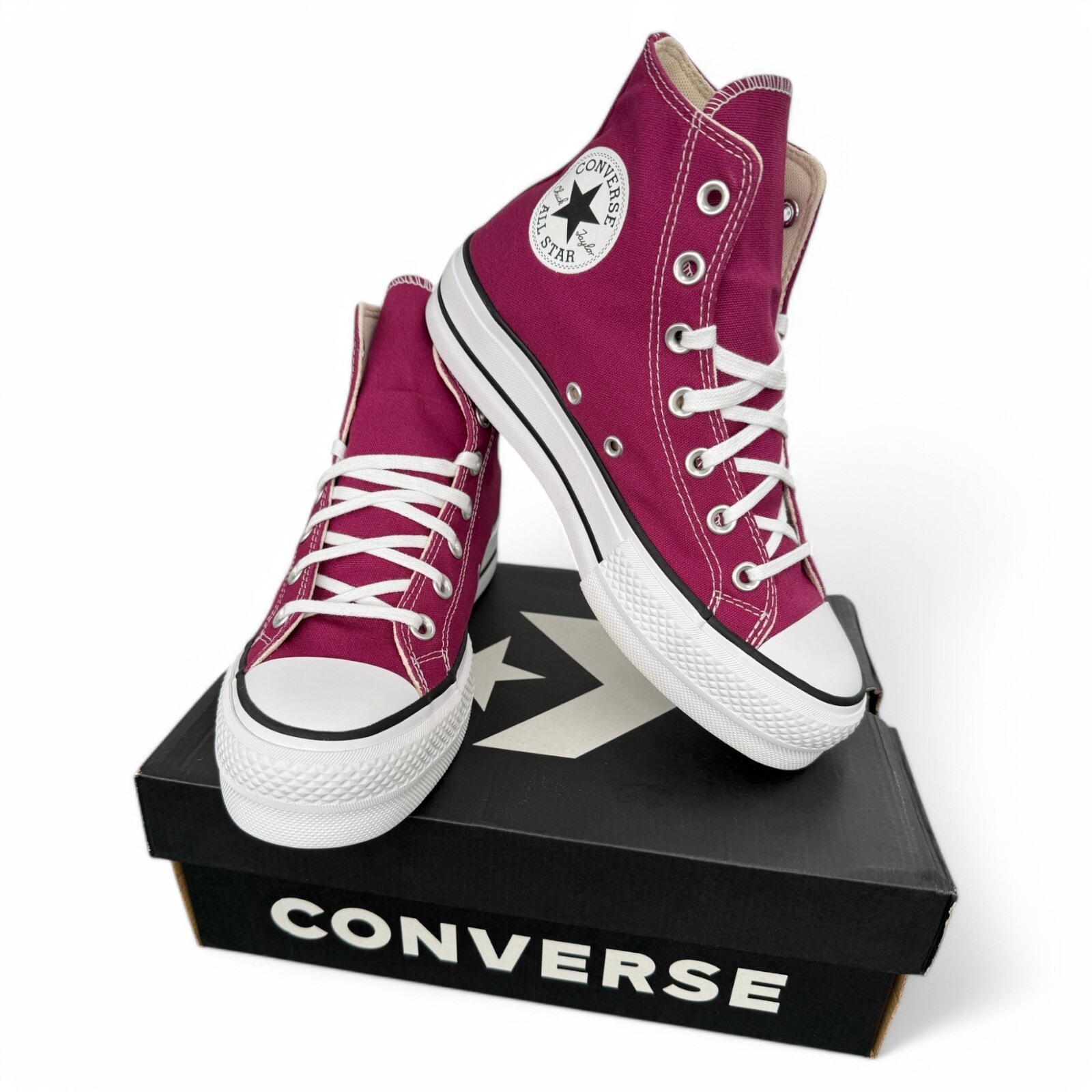 Converse Chuck Taylor LIFT HI High Top Canvas Platform Women US Sz 5-10.5 NEW