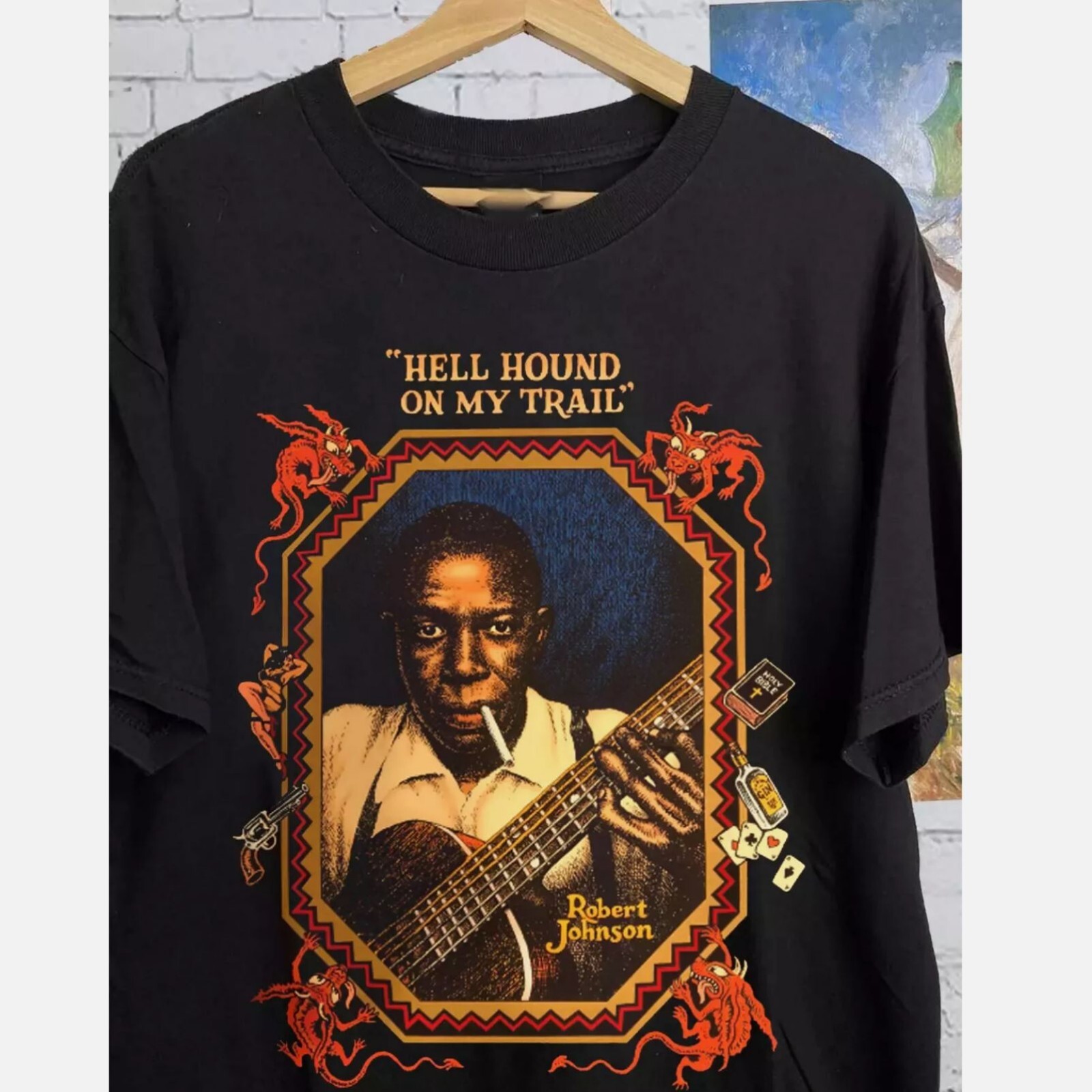 Hell Hound On My Trail – Robert Johnson Black Size S-5XL T-Shir
