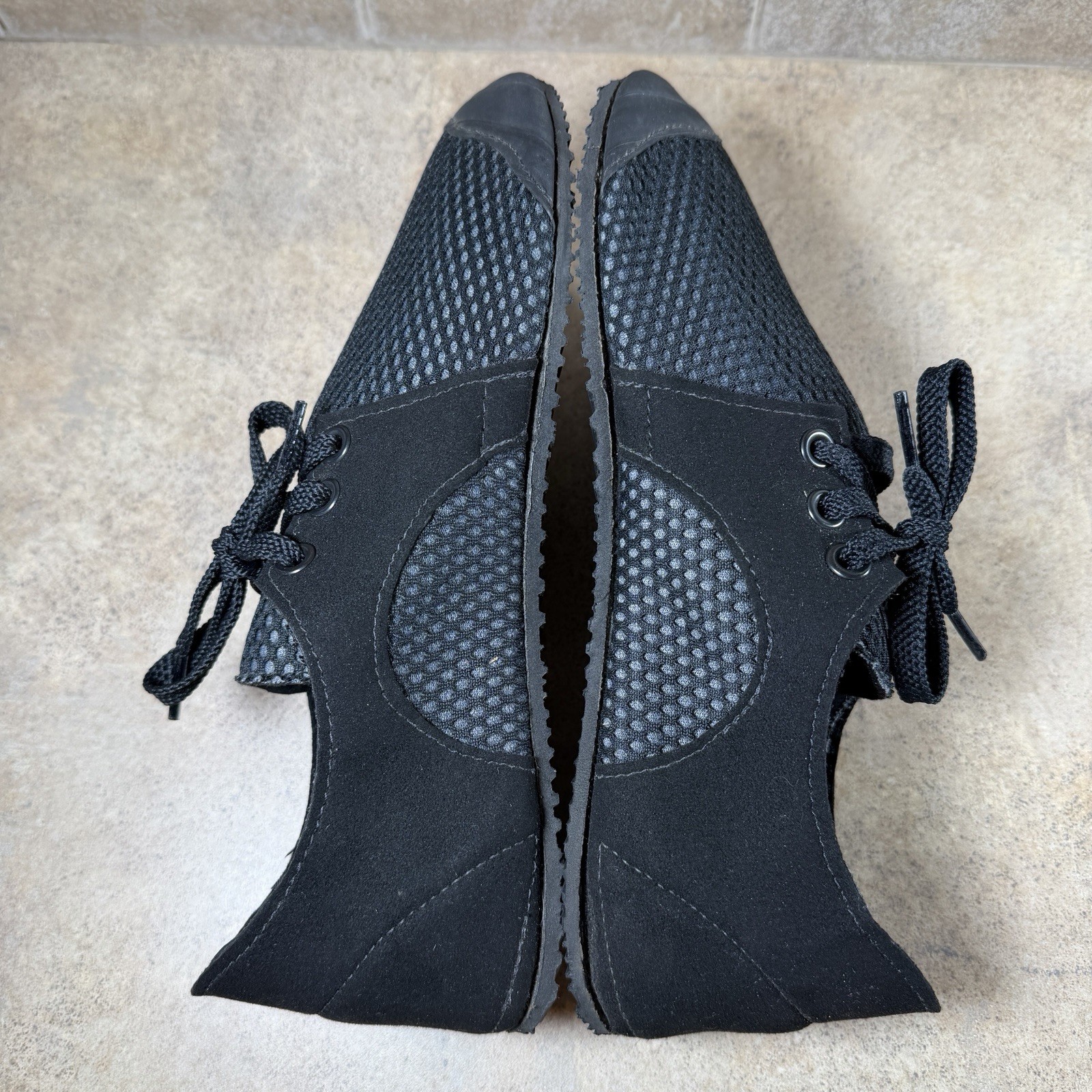 Softstar Dash RunAmoc Zero Drop Vegan Barefoot Shoes Black Vibram Size 8 Wide