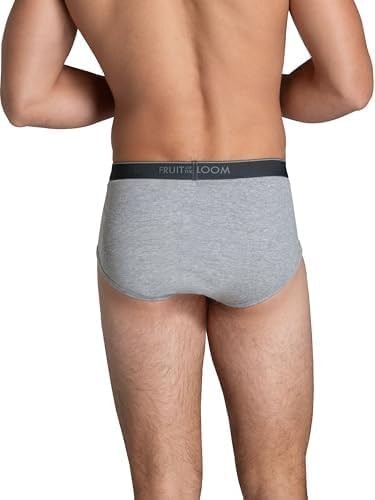 New Fruit of The Loom Men’s Cotton Mid-Rise Briefs 3 Pack Sizes M, L, XL