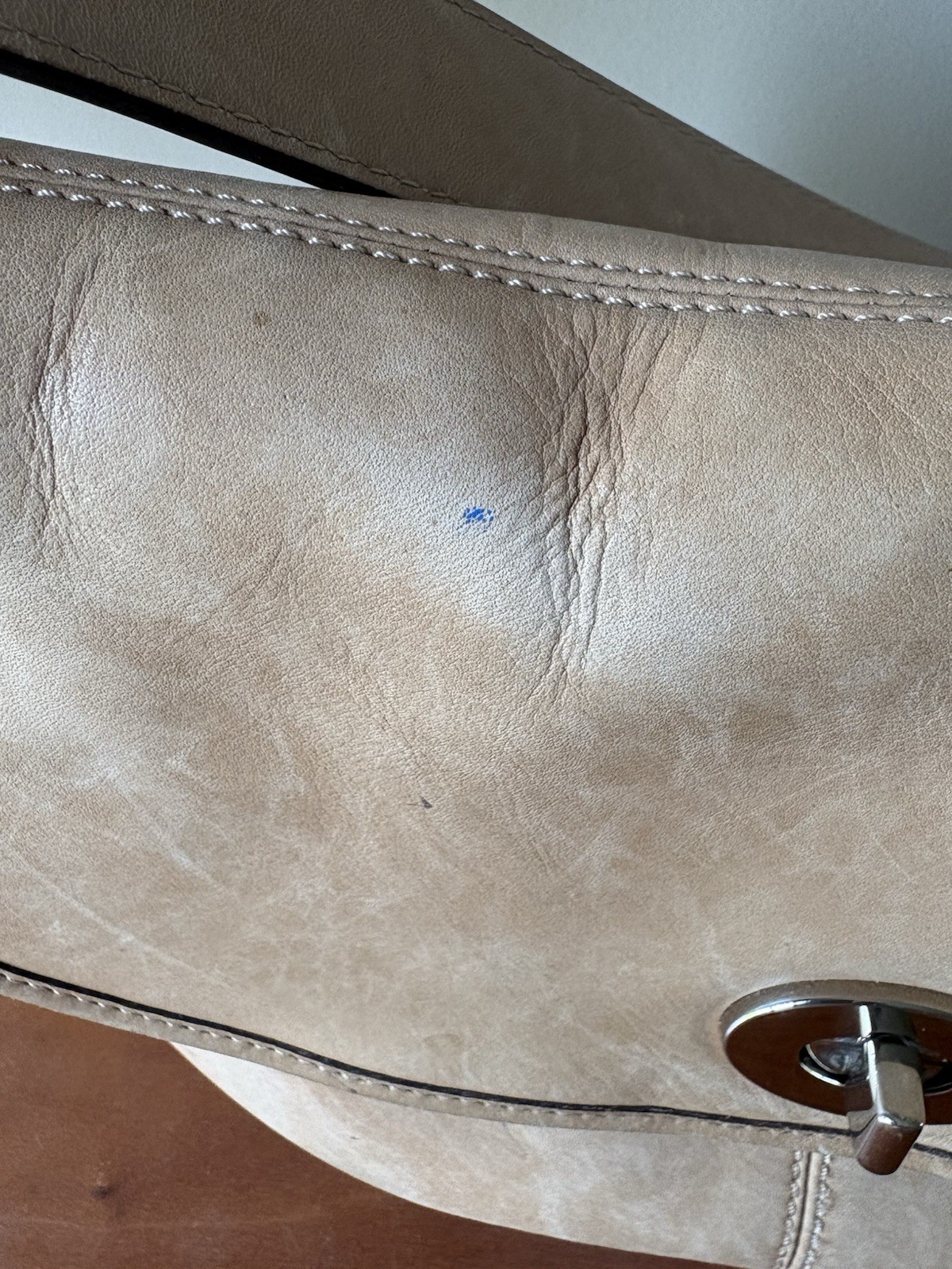 COACH C1069-F15170 Flap Legacy Camel Tan Leather Shoulder Crossbody Duffle Bag