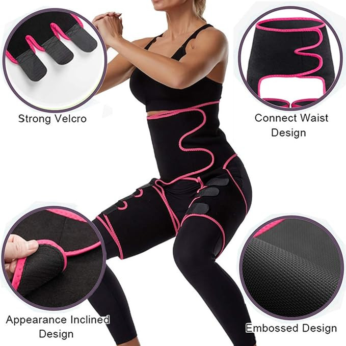 Waist Trainer 3-in-1 Thigh Slimming Body Shaper Trimmer Butt Lifter Shapewear