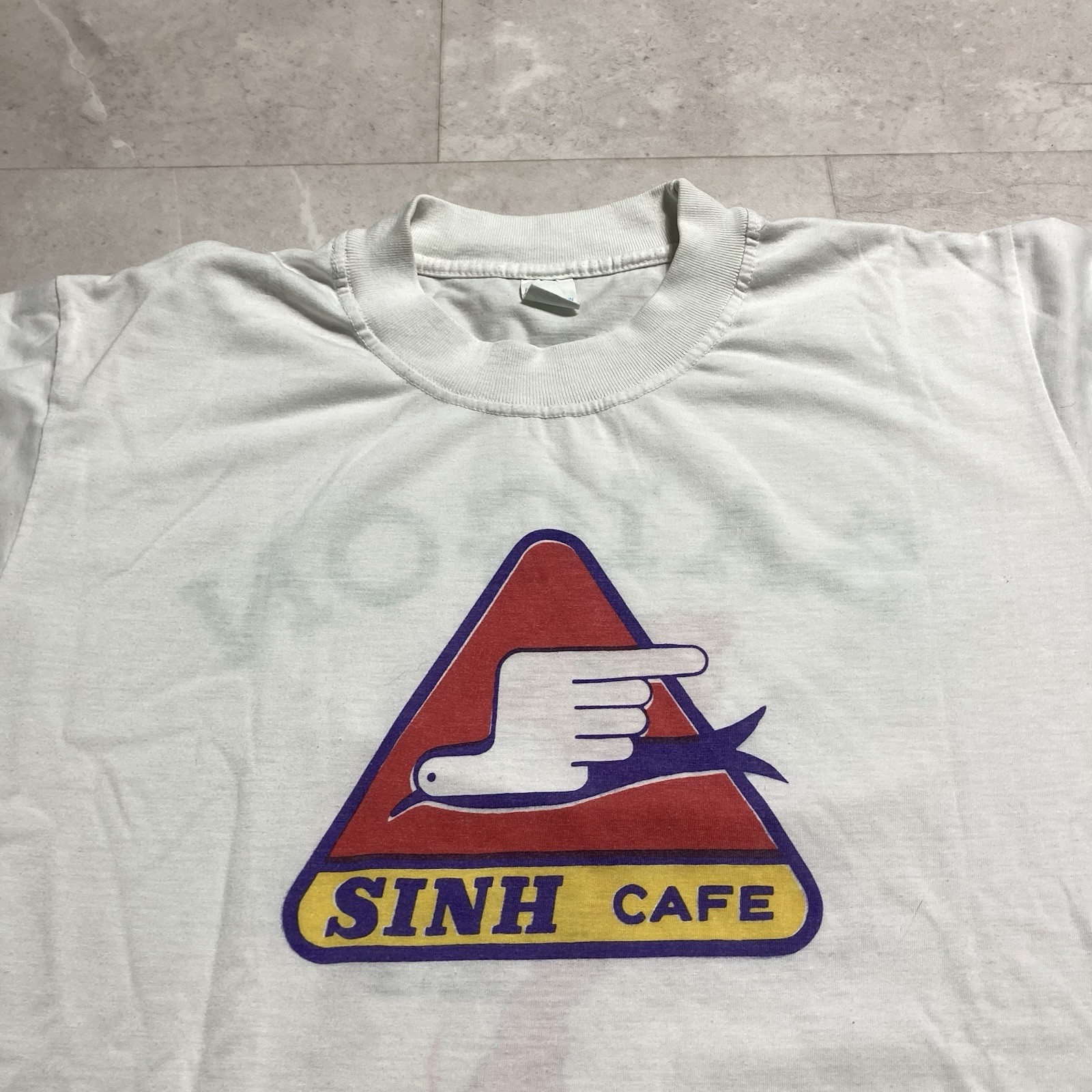 vintage sinh cafe saigon vietnam tee size medium