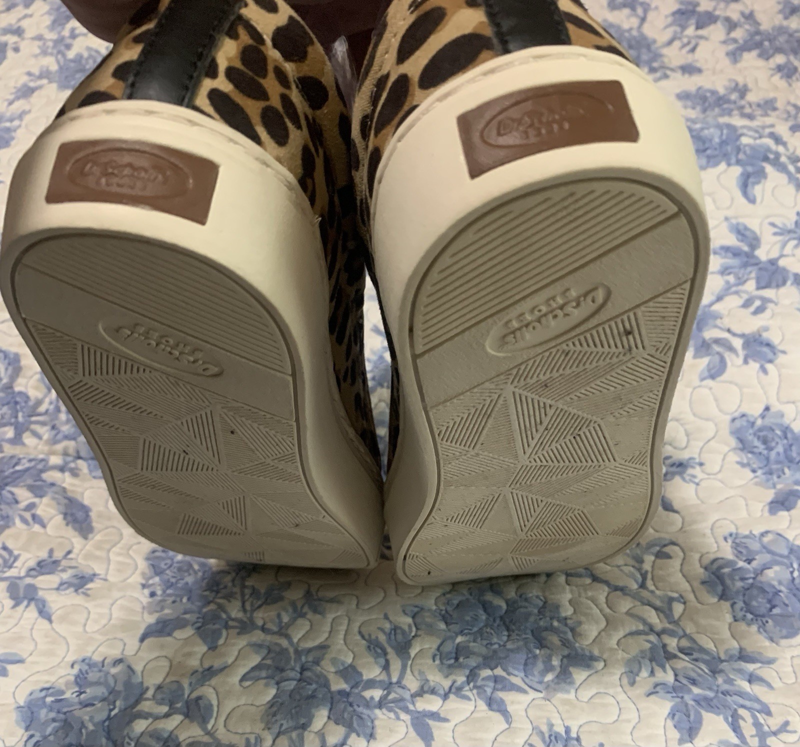 Dr. Scholl’s Be Free Energy Tech Leopard Slip-On Zipper Comfort Shoes Women 6 M