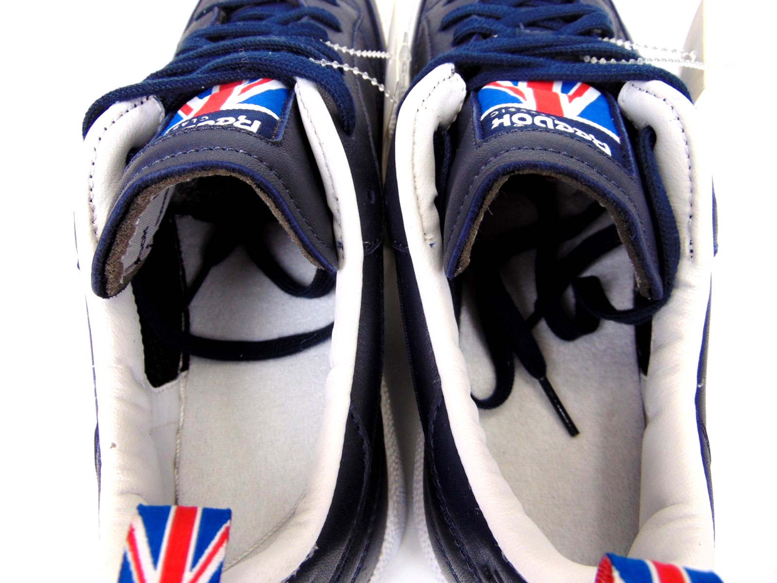 NEW! Reebok Club C 85 Casual Classic Sneakers Men’s Size 9.0 M Blue Navy Leather