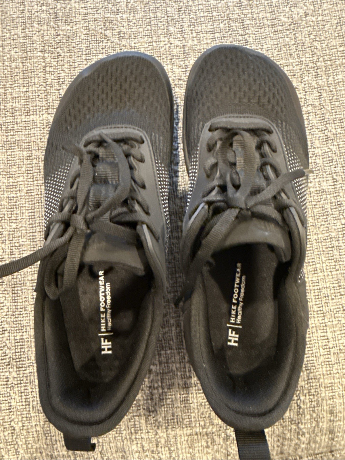 Hike Footwear Stride Black Barefoot Sneaker Unisex Size EU37 W7 M5