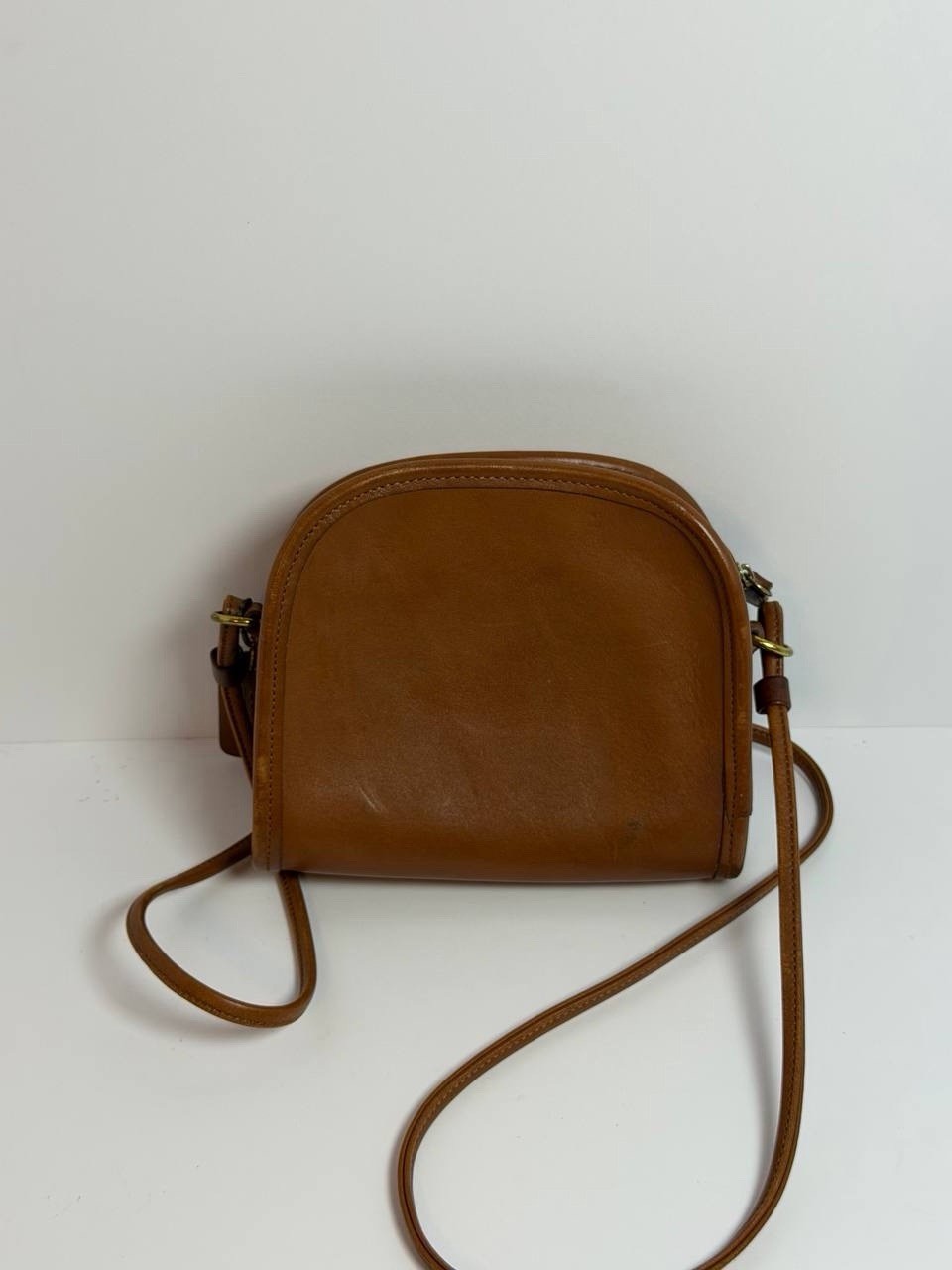 Coach Vintage Abbie Zip Crossbody Bag in British Tan