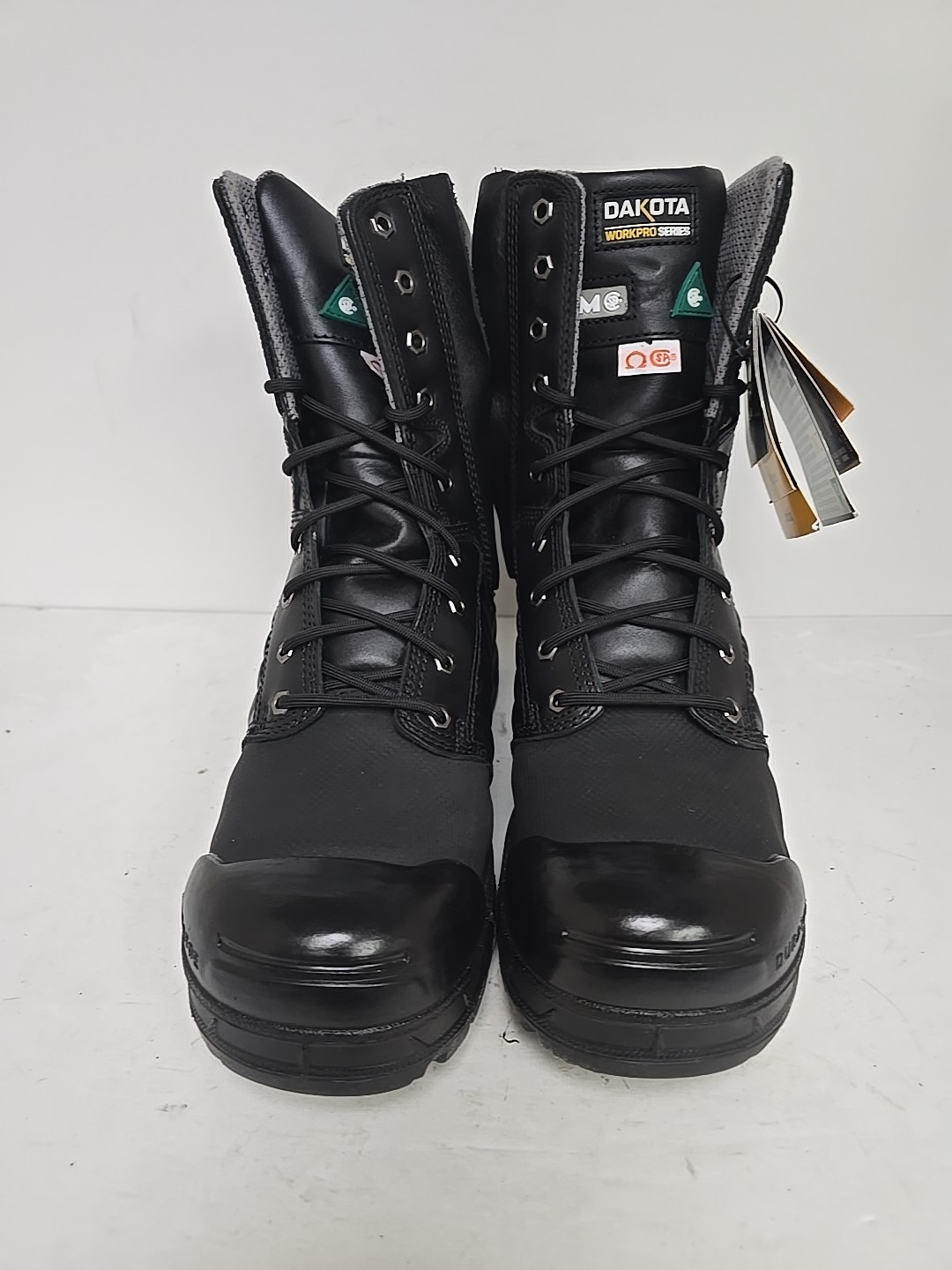DAKOTA Men’s 8112 8” Quad Steel Toe Internal Metguard Work Boots 12M