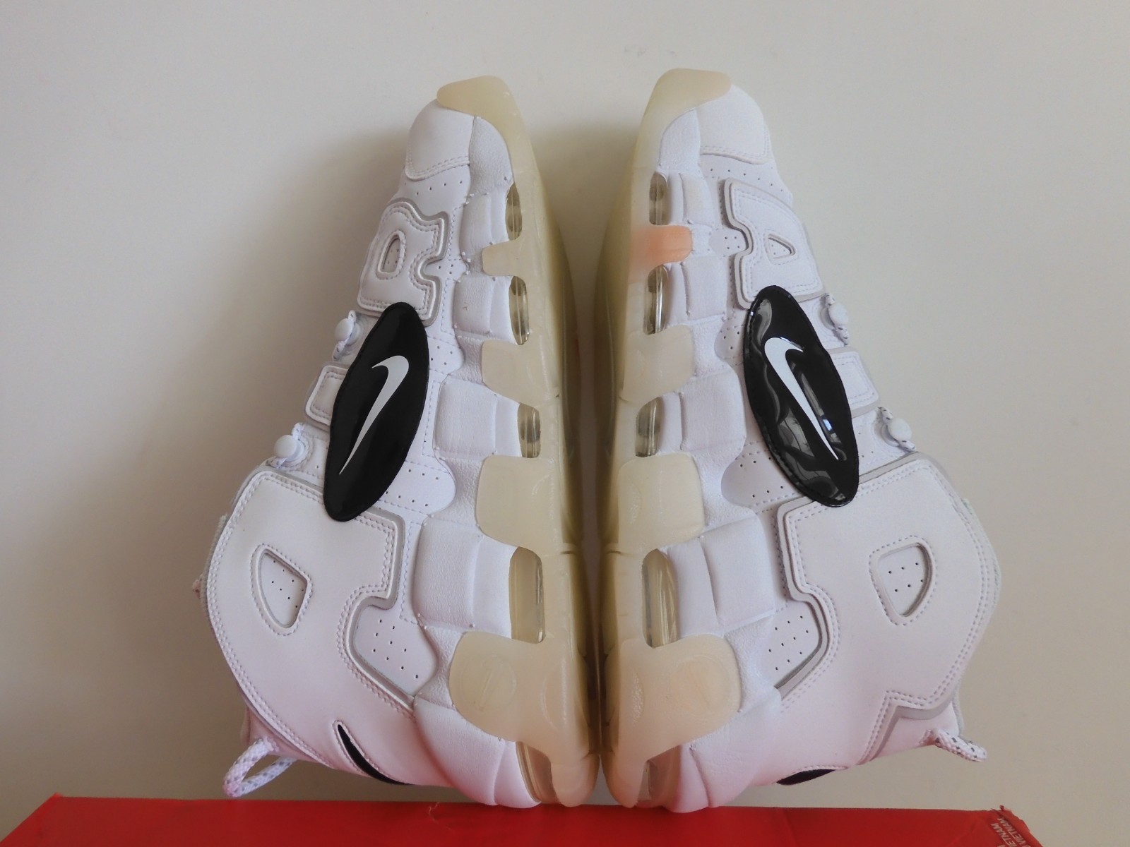 NIKE AIR MORE UPTEMPO ’96 “COPY PASTE WHITE-BLACK-PHOTON DUST SZ 12 [DQ5014-100]