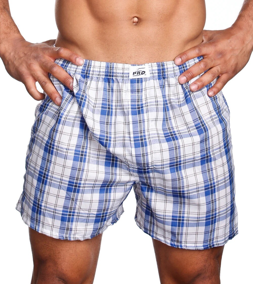 Pro 5 Premium Quality Mens Boxers 3 Pack Mixed Colors 100 Cotton lot of 3 6 12