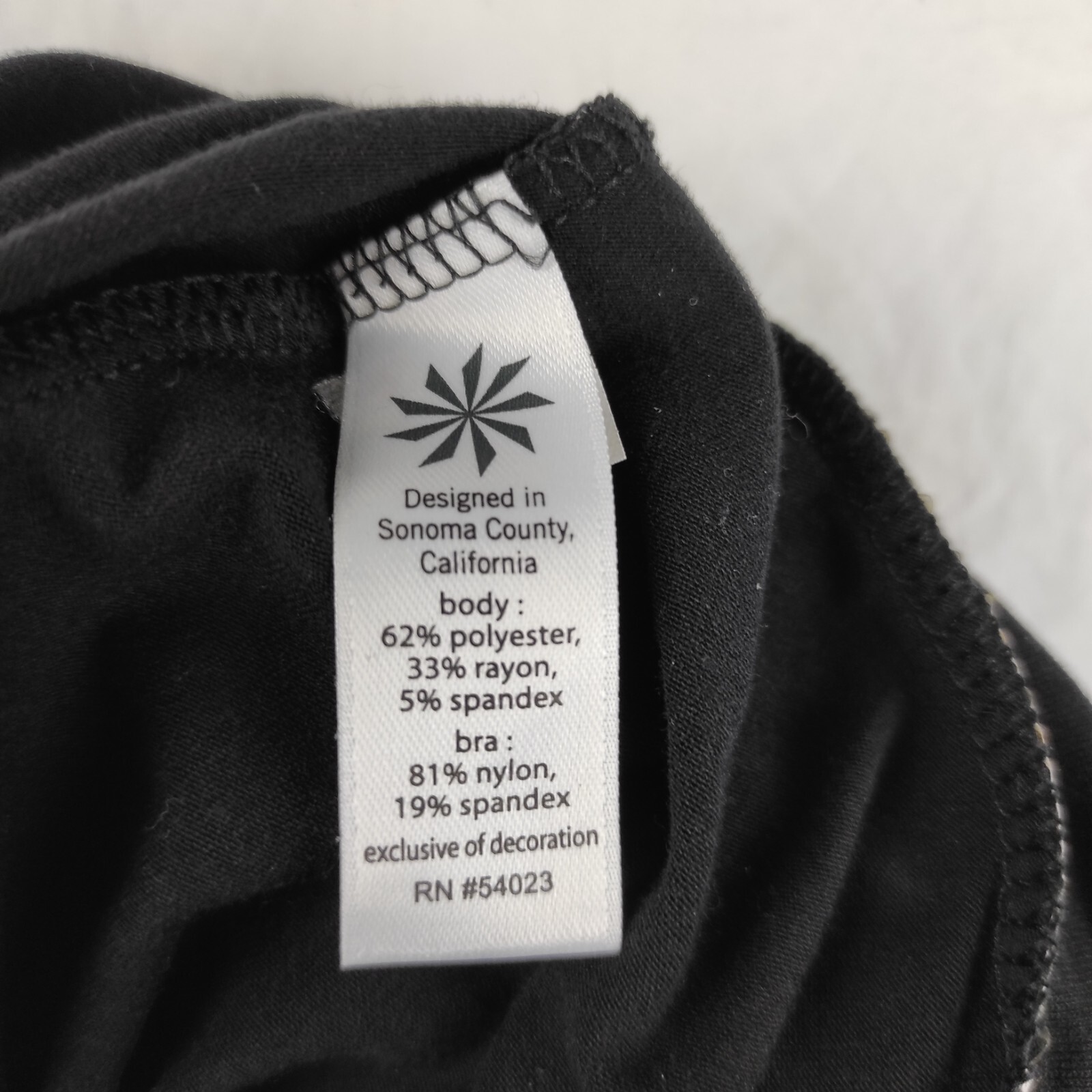 Athleta Sz XS Racerback Dress Black Athleisure Womens Polyester/Rayon