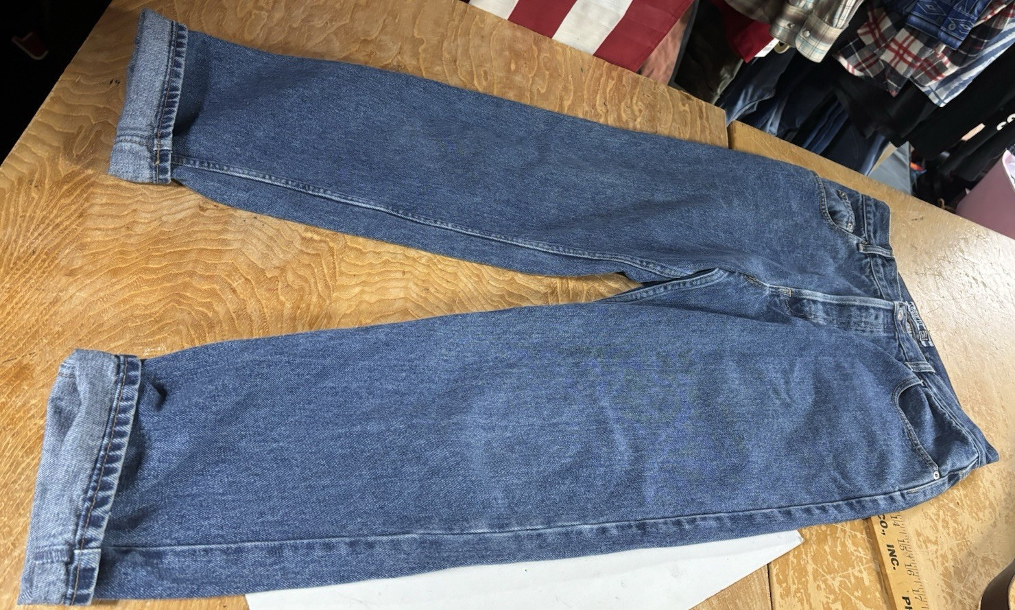 GAP Vtg 90s-Y2K Loose Fit Button-fly High-Rise Jeans Womens 14 A Mom Best Basics