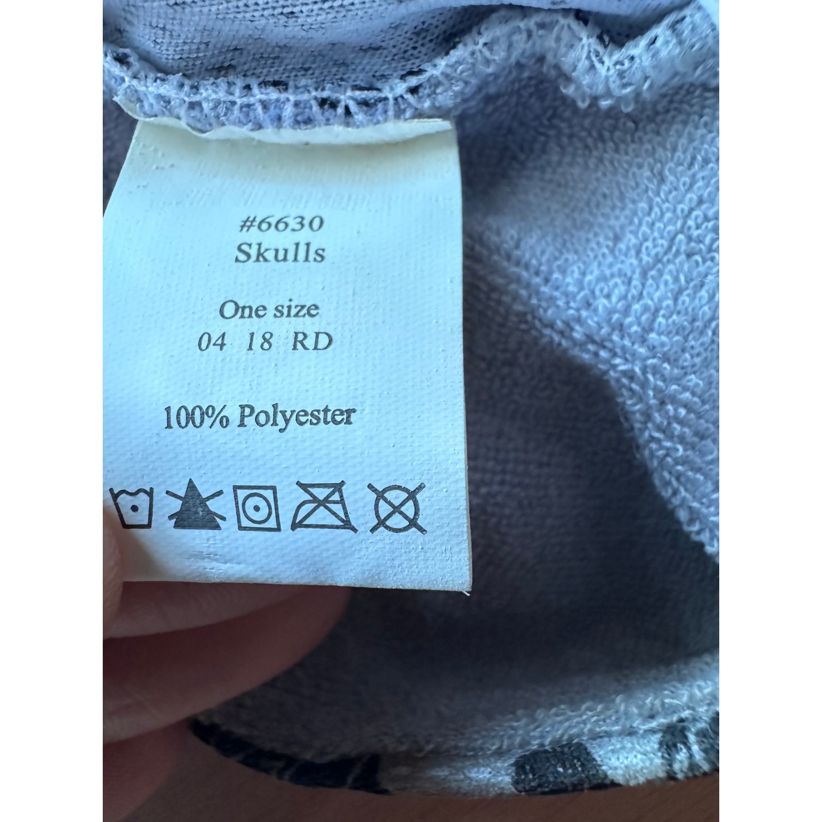Ergodyne Skulls Pattern Scrub Hat One Size 100% Polyester Skull Cap