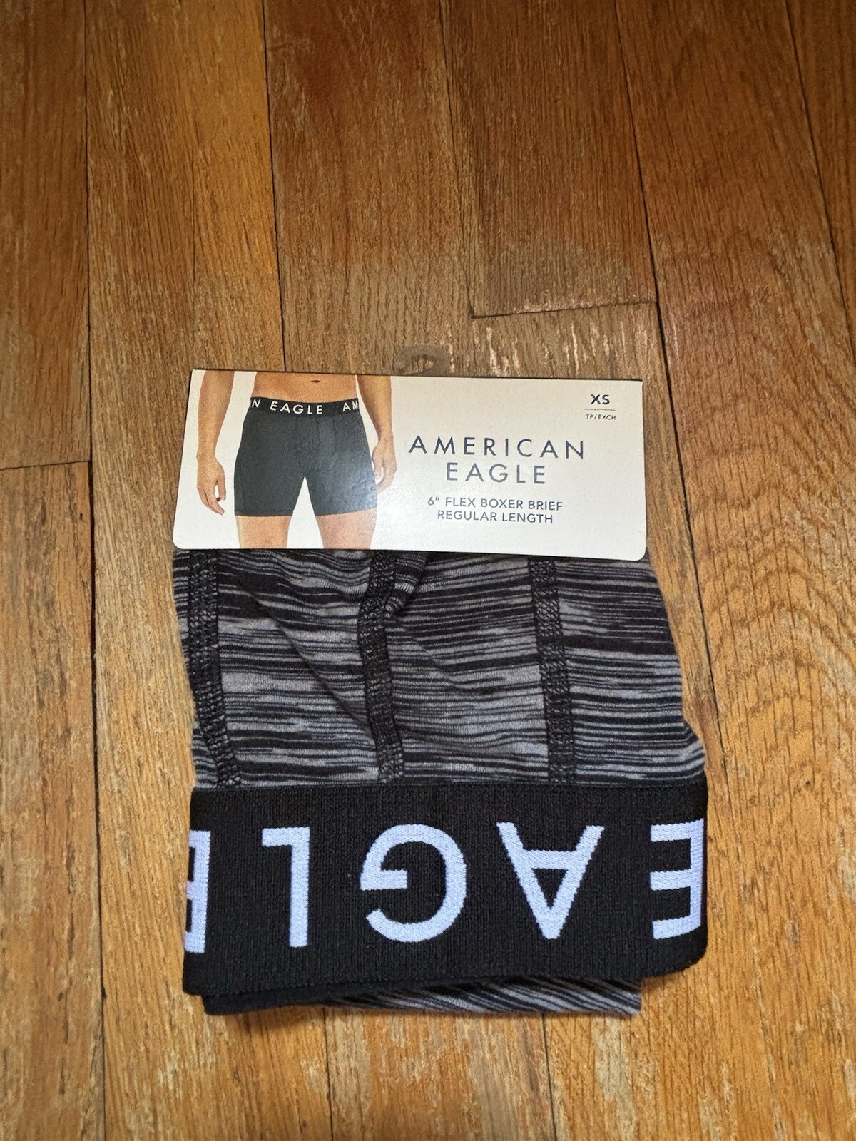 AMERICAN EAGLE Flex Boxer Briefs 6″ Inseam Regular Length AEO X-Small XS Single