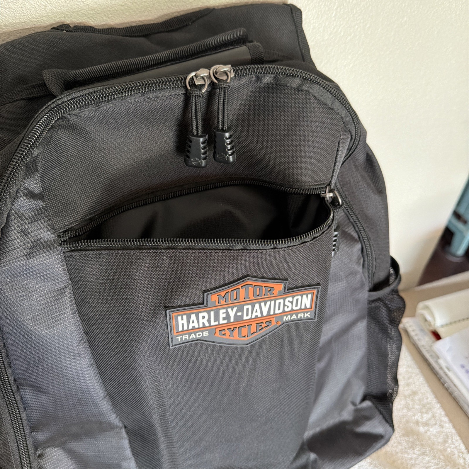 NWOT Harley-Davidson Adjustable Laptop Backpack 18 Inch