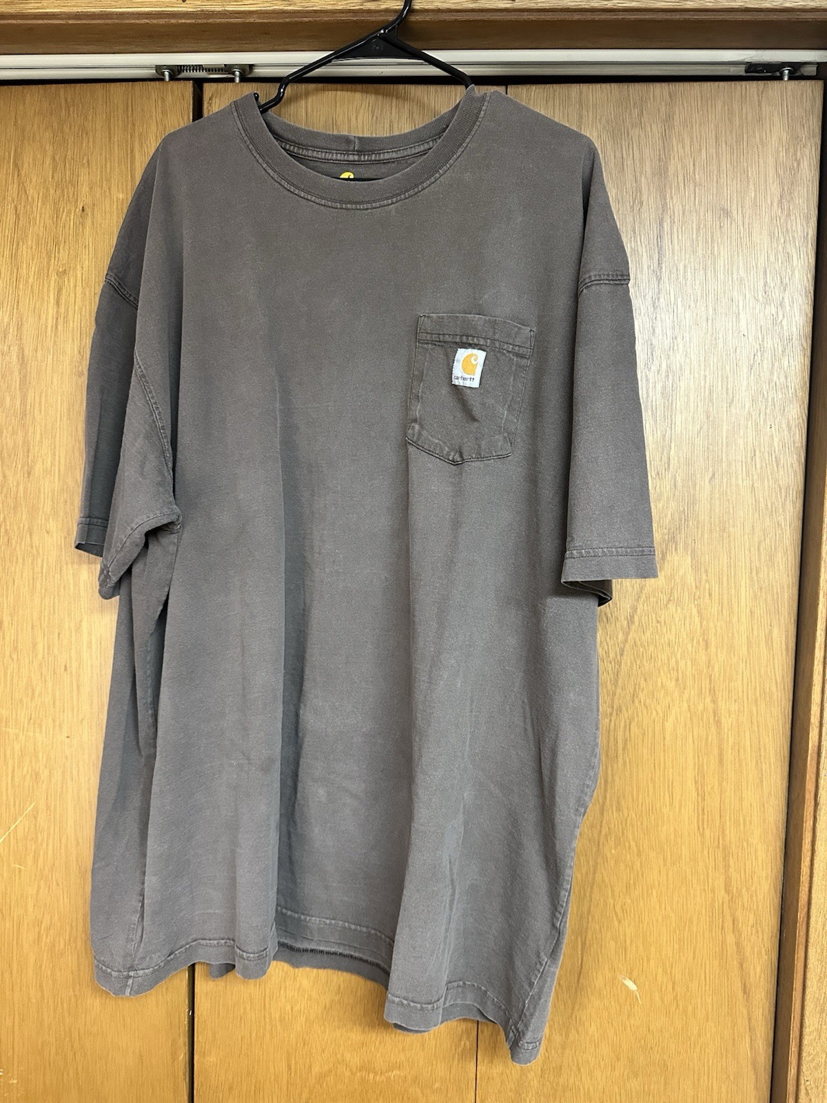 Carhartt Men’s T-shirt – Brown, 2XL Tall
