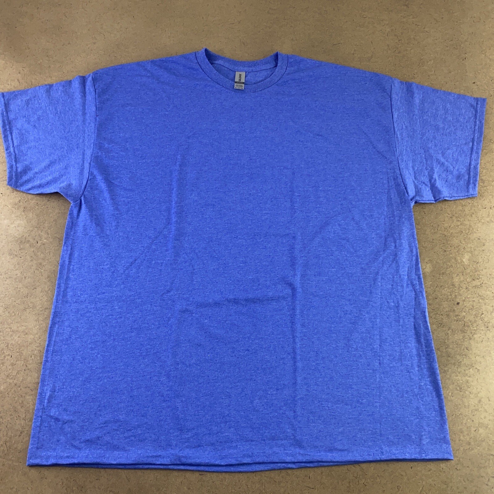 Gildan Men’s Size 2XL Blue DryBlend Short Sleeve T-Shirt New