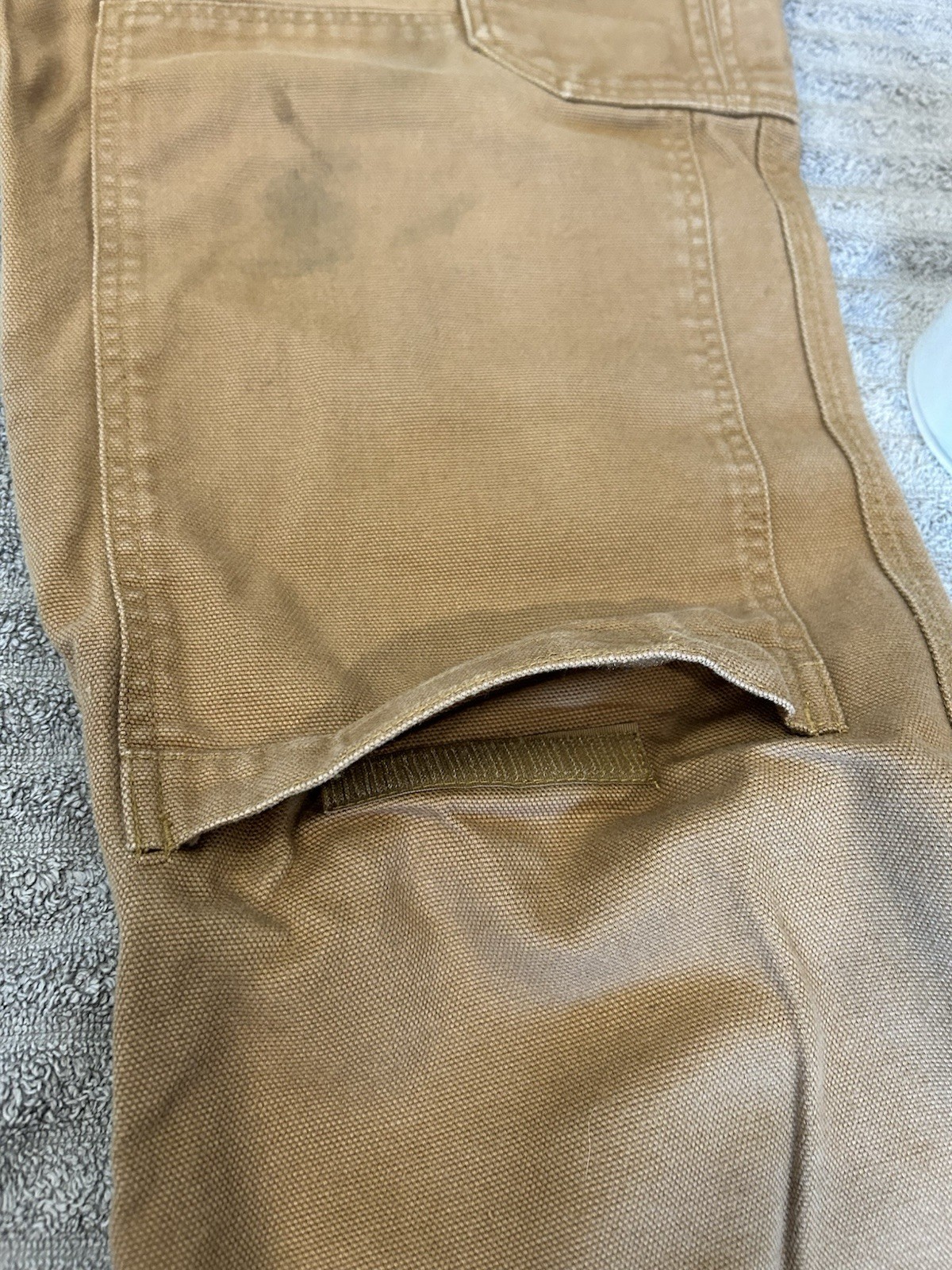Duluth Trading Pant Men 36X32 Fit 34X30 Flex Firehose Double Knee Ultimate Cargo