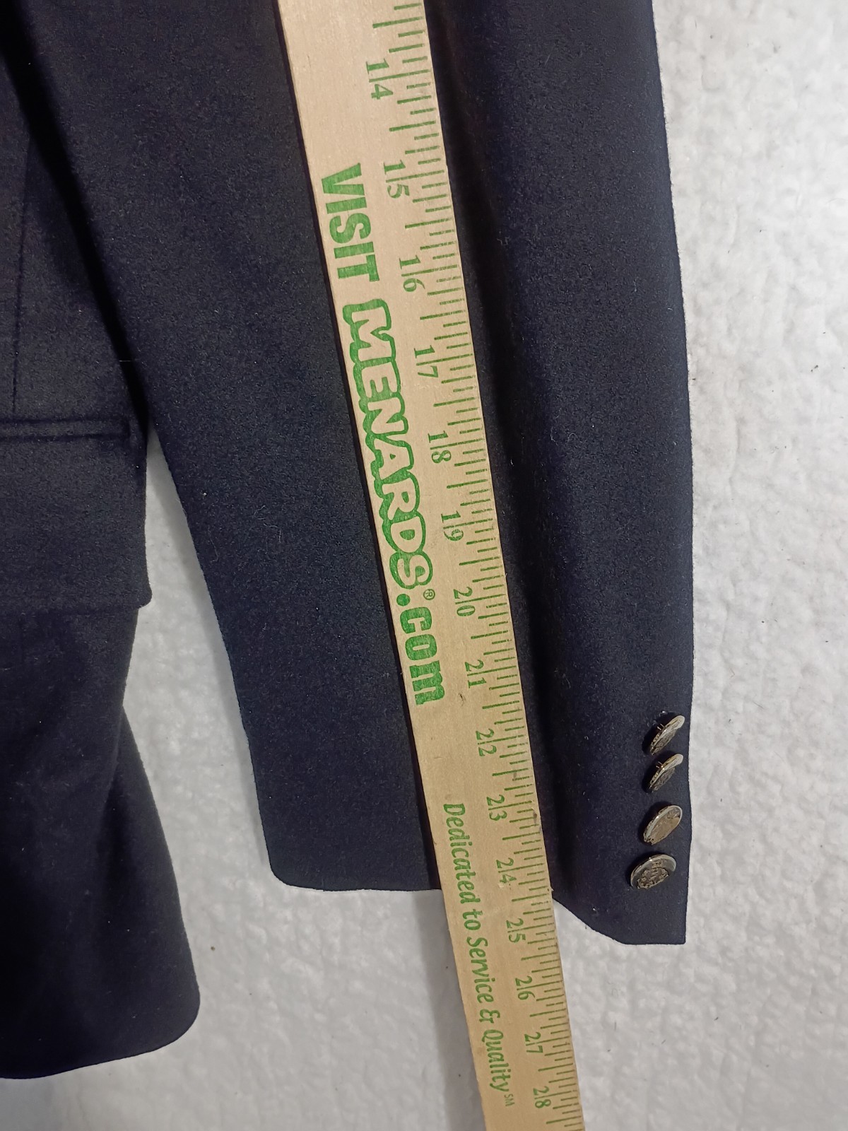 Linett Ltd for Bernard Allen Blazer 100% Wool Tailored Menswear Jacket USA UNION