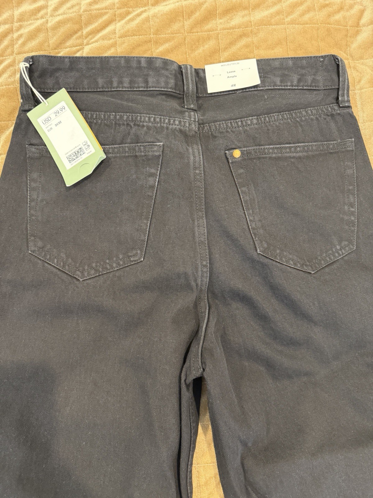 H&M Loose Ample Jeans Men’s 31×32