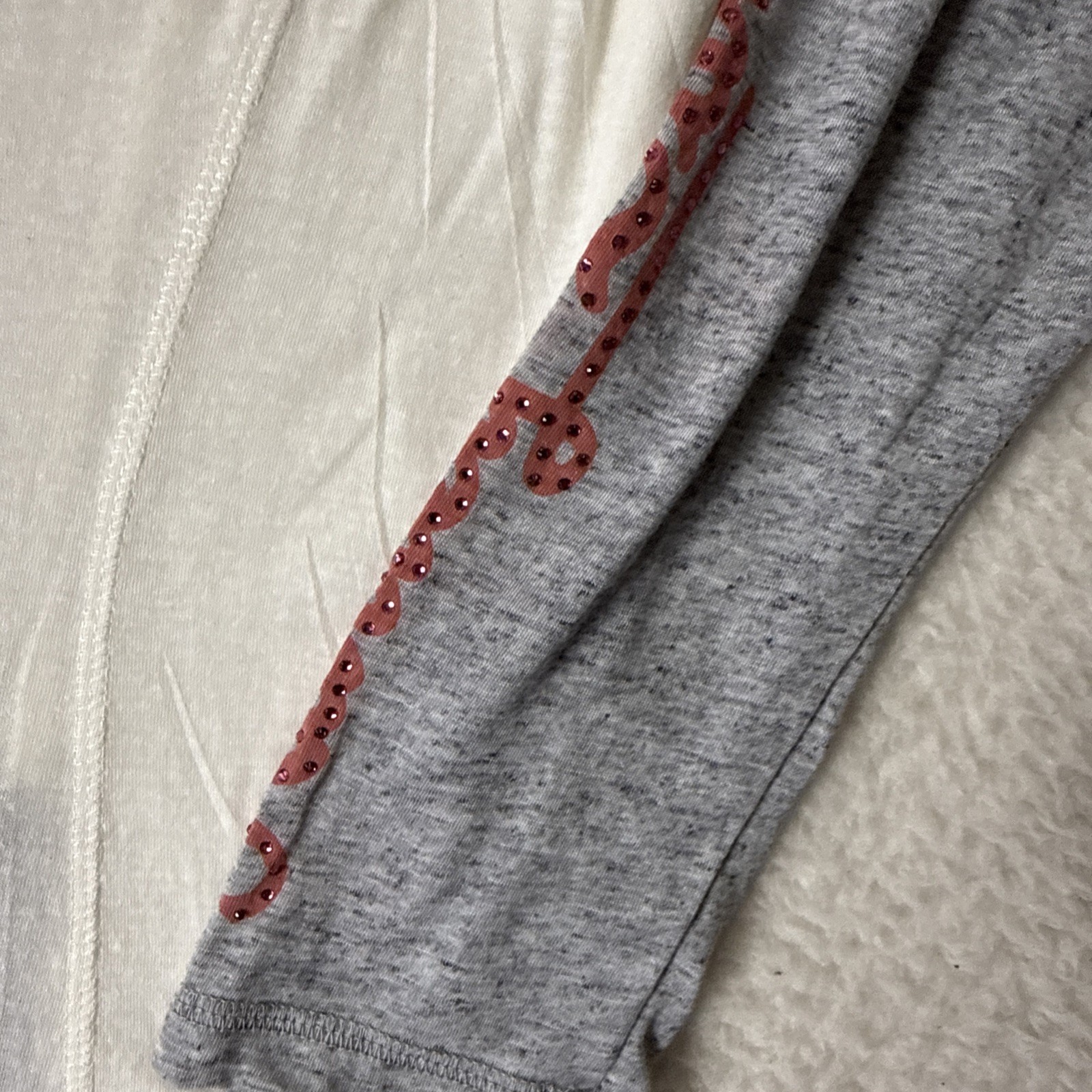 Harley Davidson Women’s White Gray Long Sleeve Bedazzled Jeweled Shirt 1W 18-20