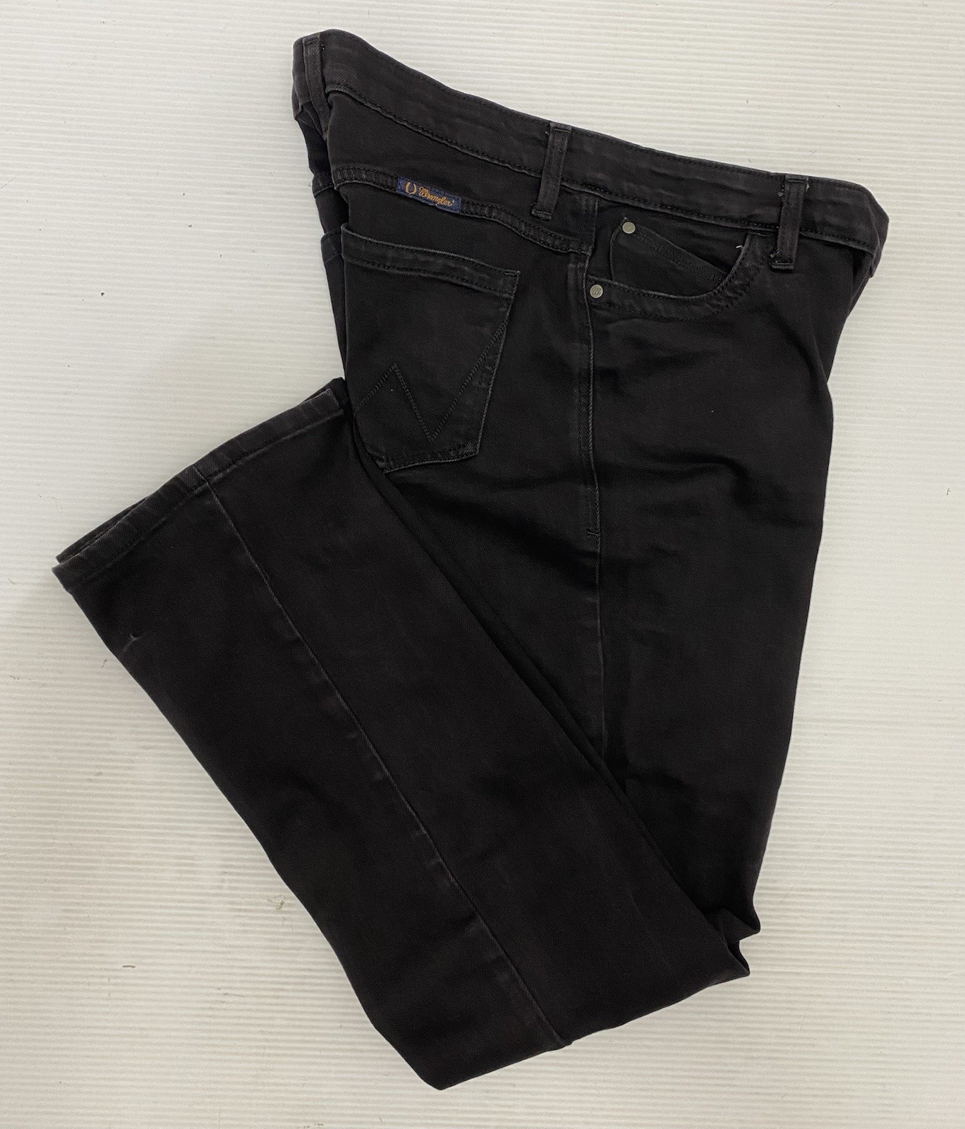 Wrangler Women’s Sz 32×34 Willow Ultimate Riding Black Bootcut Stretch Jeans