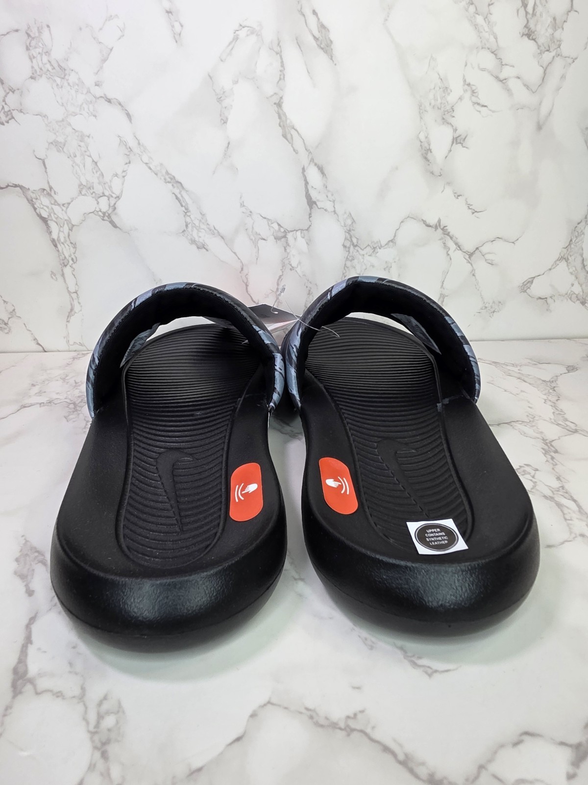 Nike Victori One Slide Black Grey Size 11 CN9678 009 Slides New W Tags Box