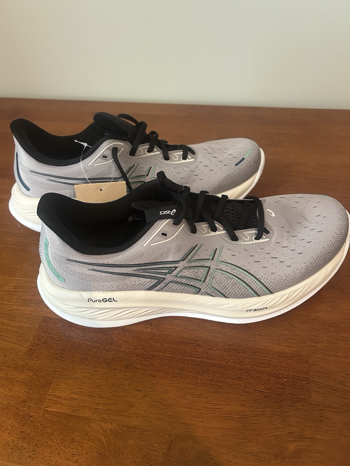 ASICS Gel Cumulus 26 Wide Sheet Rock Men’s Gray Mesh Athletic Sneakers 2024