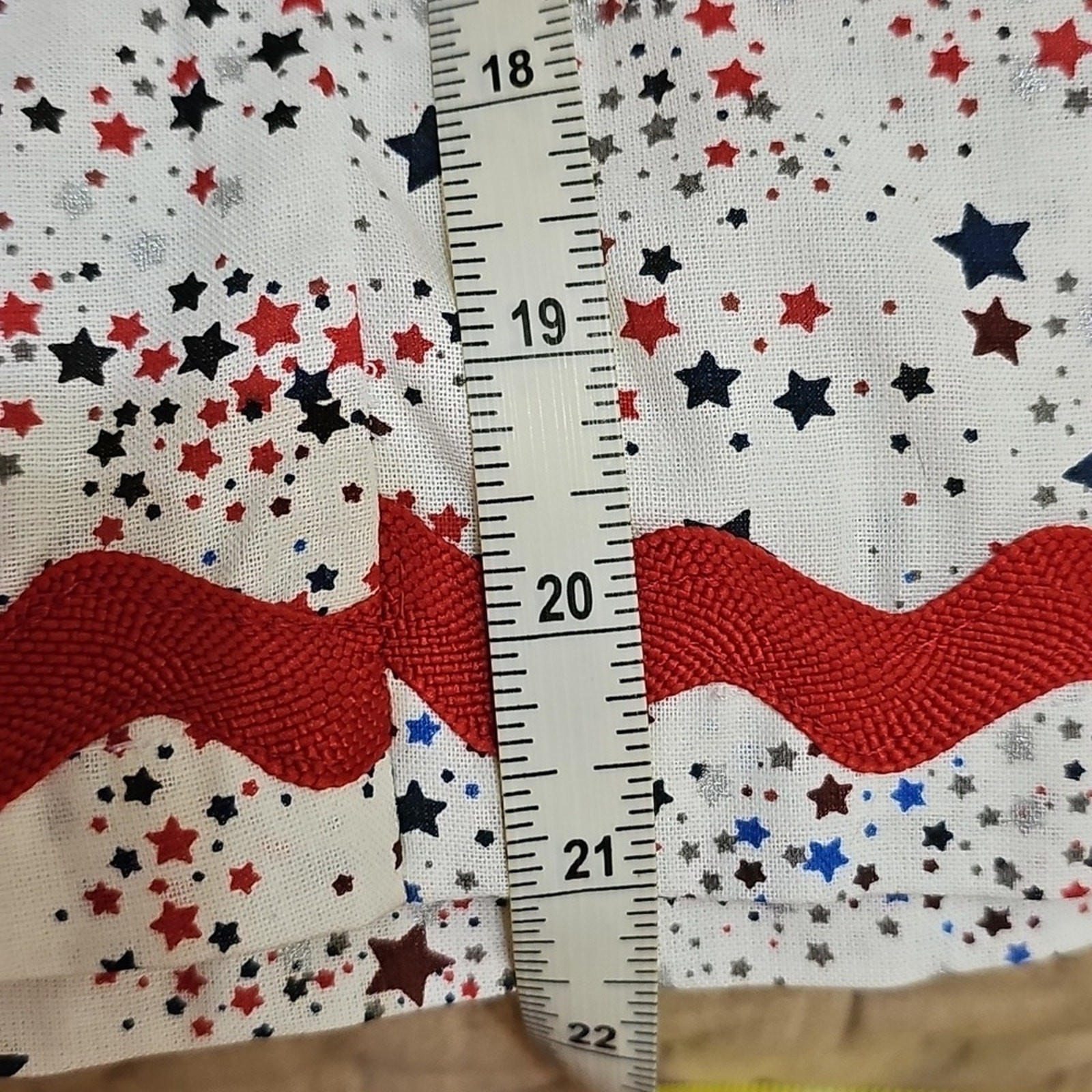 Homemade Sewn Minimalist Americana 4th of July Dress Toddlers Girls 2T