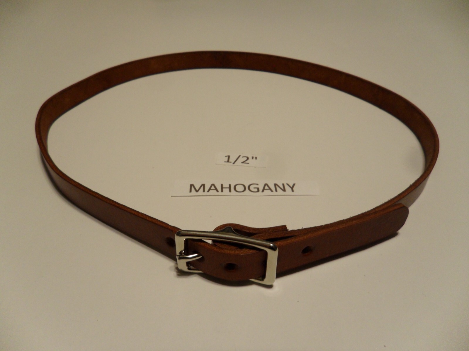 HB5: Plain HAT BAND Leather Assorted colors with Custom lengths