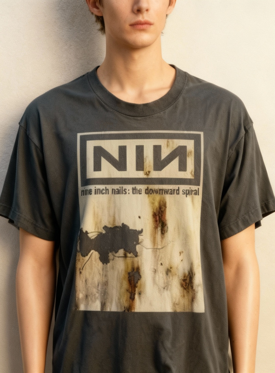 REPRINT Nine Inch Nails The Downward Spiral T-shirt NWT
