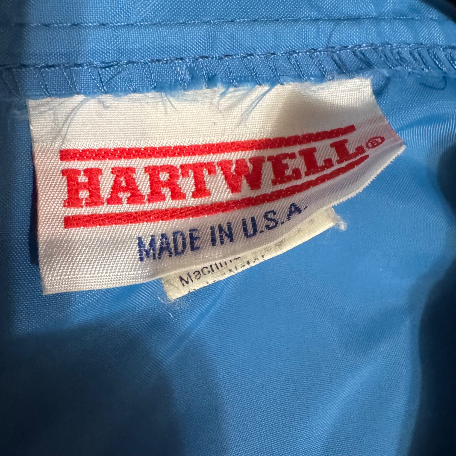 Union Carbide 1980s Hartwell Windbreaker Snap Up Jacket WV Chemical Plant- L