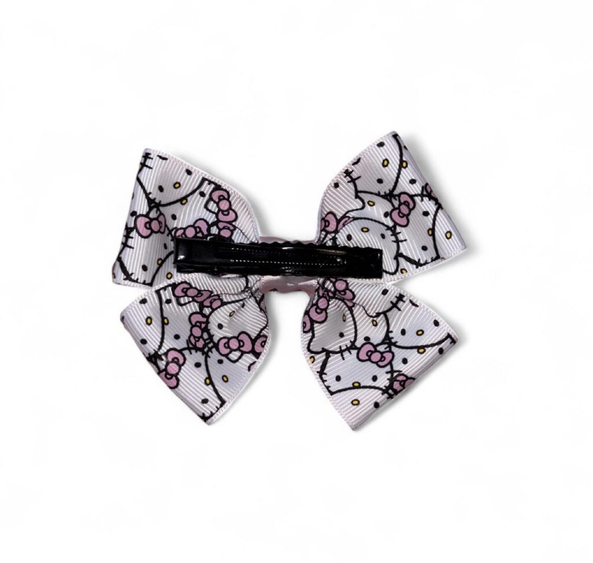 hello kitty hair bow with studs