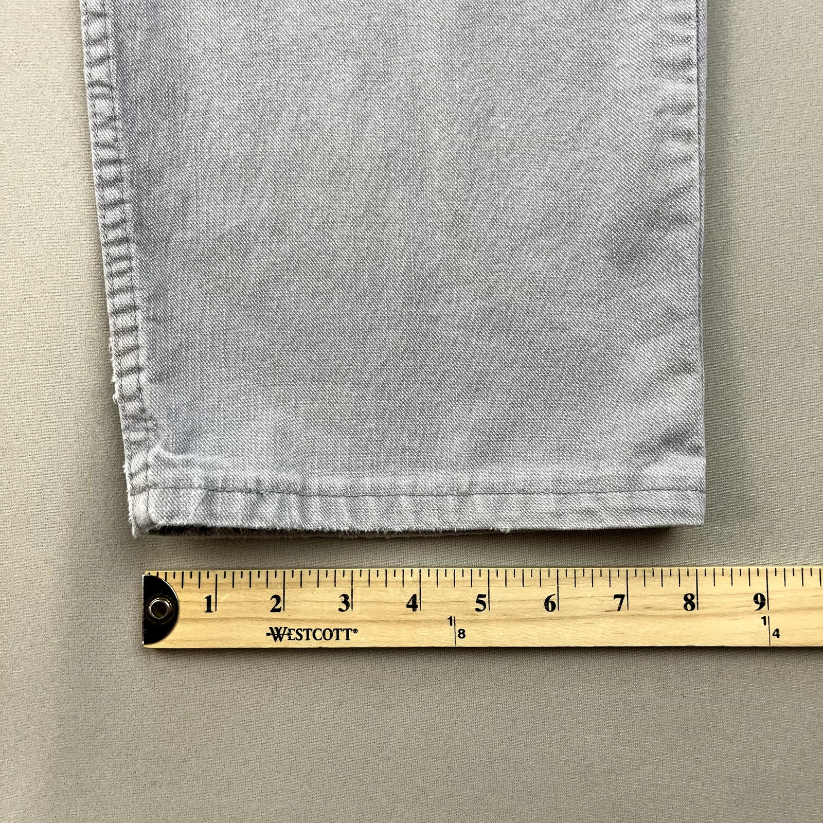 Vintage Levis 550 Jeans Mens 40×30 Gray Denim Relaxed Fit Light Charcoal Wash
