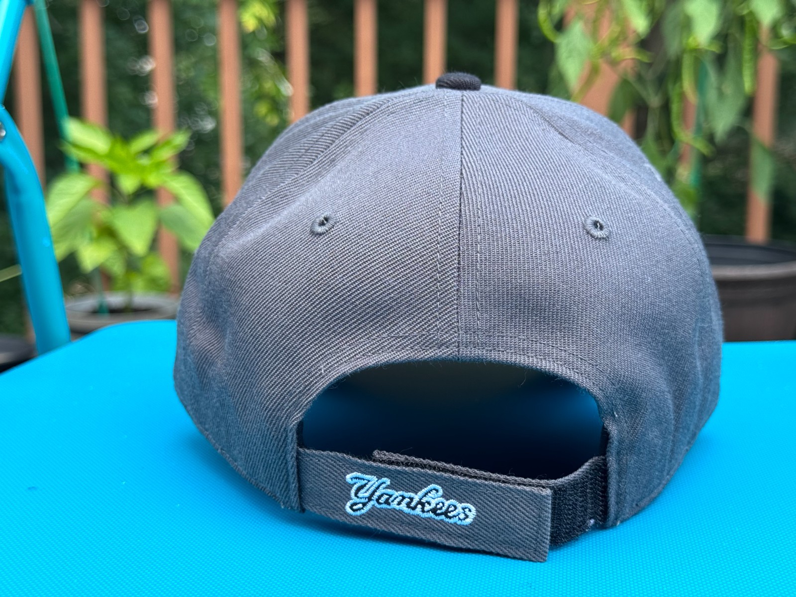 New York Yankees ’47 MVP Adjustable Cap Hat MLB $36 Block Black EMB Grey