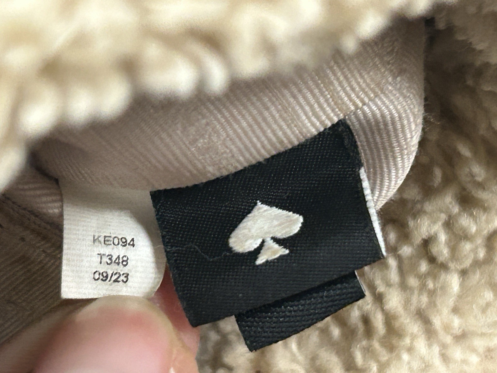 Kate Spade Eva Faux Shearling Bucket Phone Crossbody