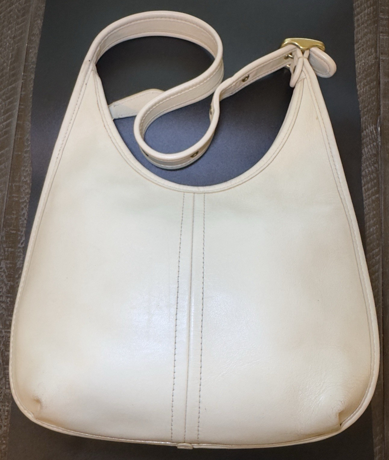 The Coach Original C2265 Ergo Bone Tote Shoulder Bag w/ Detachable Adj Strap
