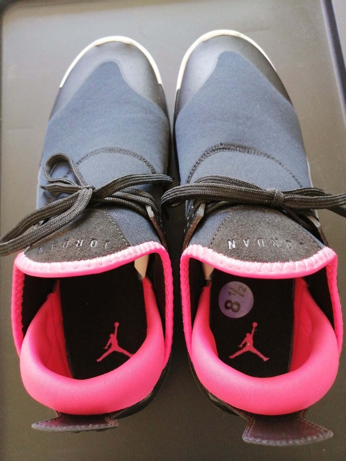 Nike Jordan Fly 89 AA4040-009 Youth 8.5Y Womens 10 Size Chart Black/Pink Sneaker