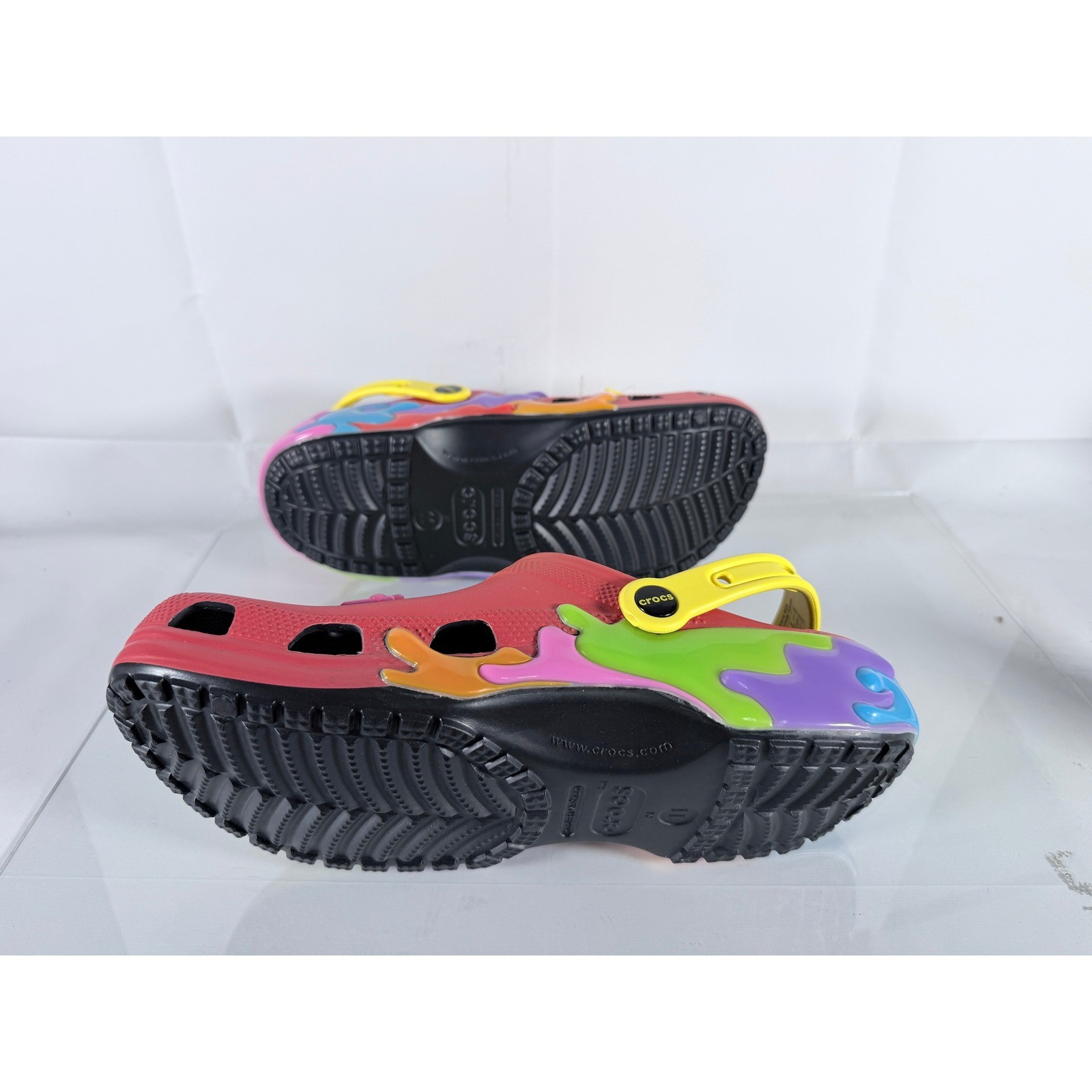 Crocs Gushers Classic Clog Men 11 Women 13 Colorful Jibbitz 211487-90H New