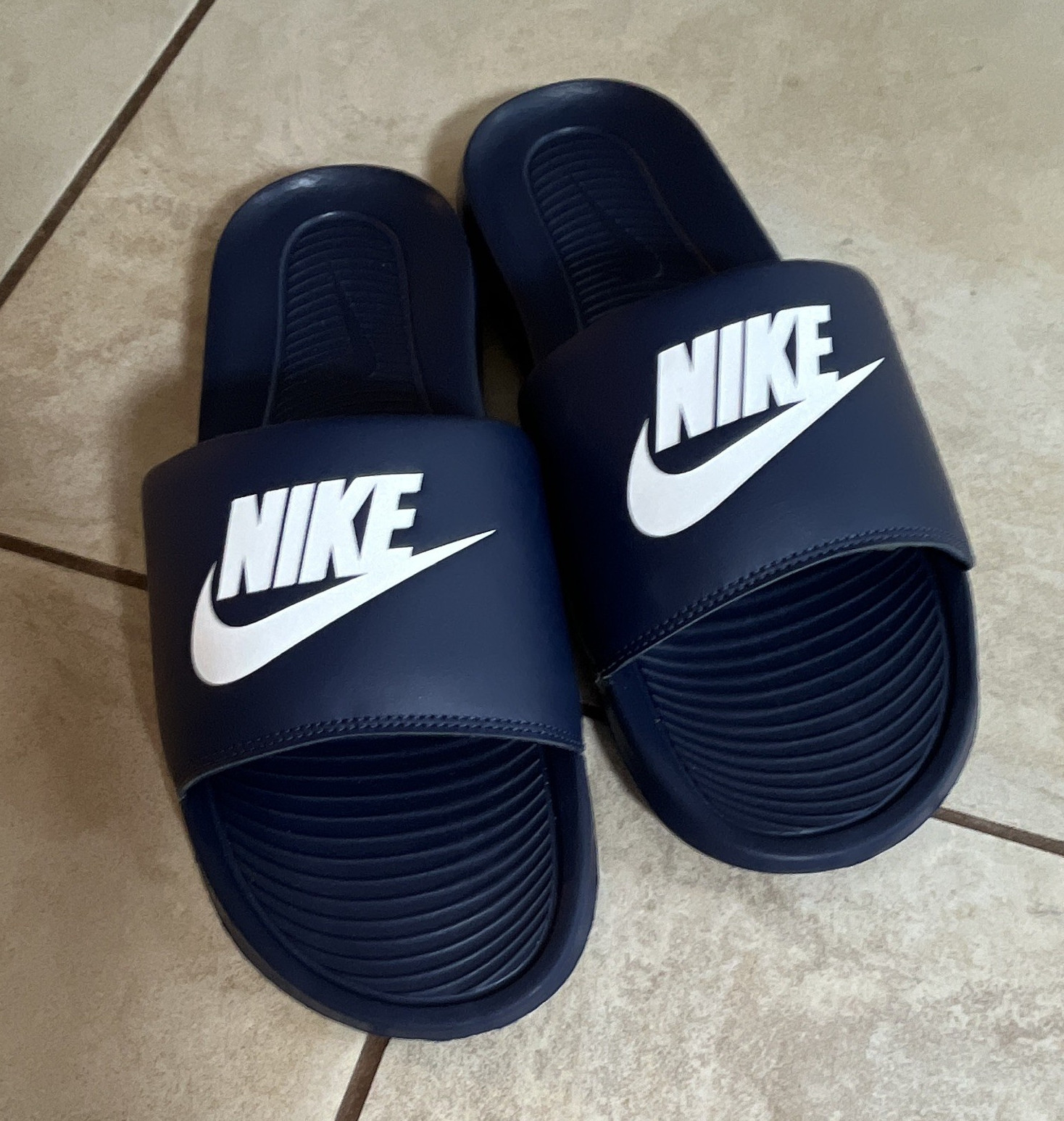 Nike Victori One Men’s Slide Sandals Blue US 11 Synthetic CN9675-401