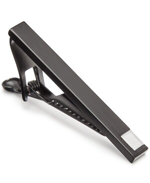 Matte Men’s One Cat Eye Tie Clip Not Applicable Color: Black