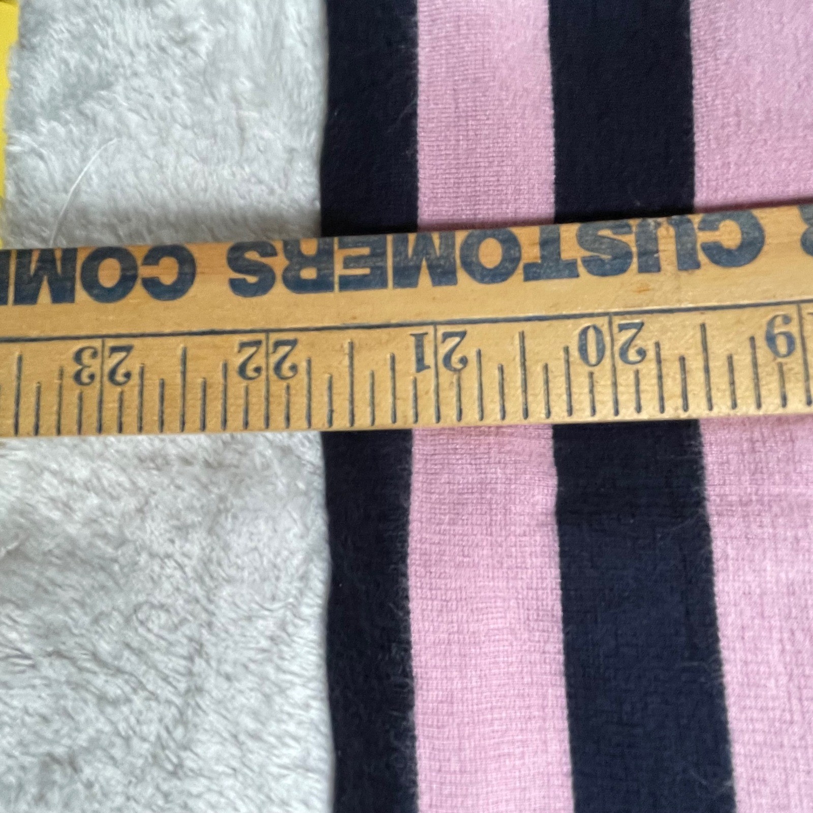 Talbots Petites Women’s Pink Black Striped 3/4 Sleeve Top w/ Zipper Accent