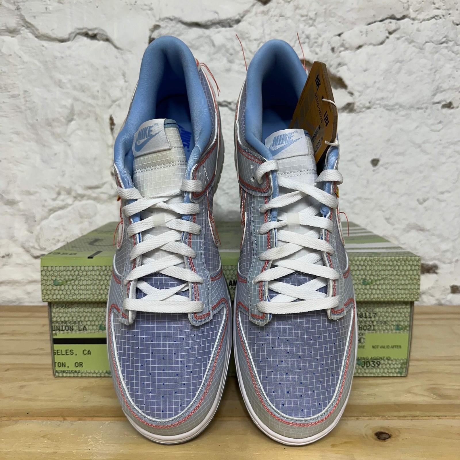 Nike Dunk Low x Union Passport Pack Argon Men’s Size 12 NEW Sneakers DJ9649-400