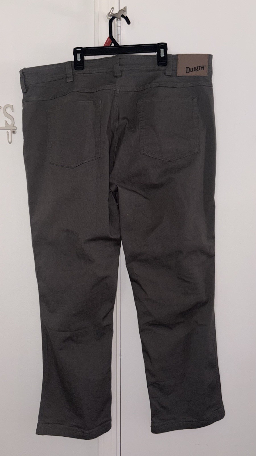Duluth Trading Co. Gray Solid Carpenter Pants Men Regular Standard Fit 42