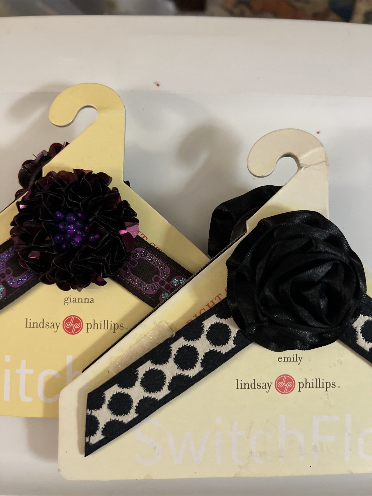 🌺 Lindsay Phillips “U-Pick” Switch-flops Flip Flops Sandal Changeable Straps Sm
