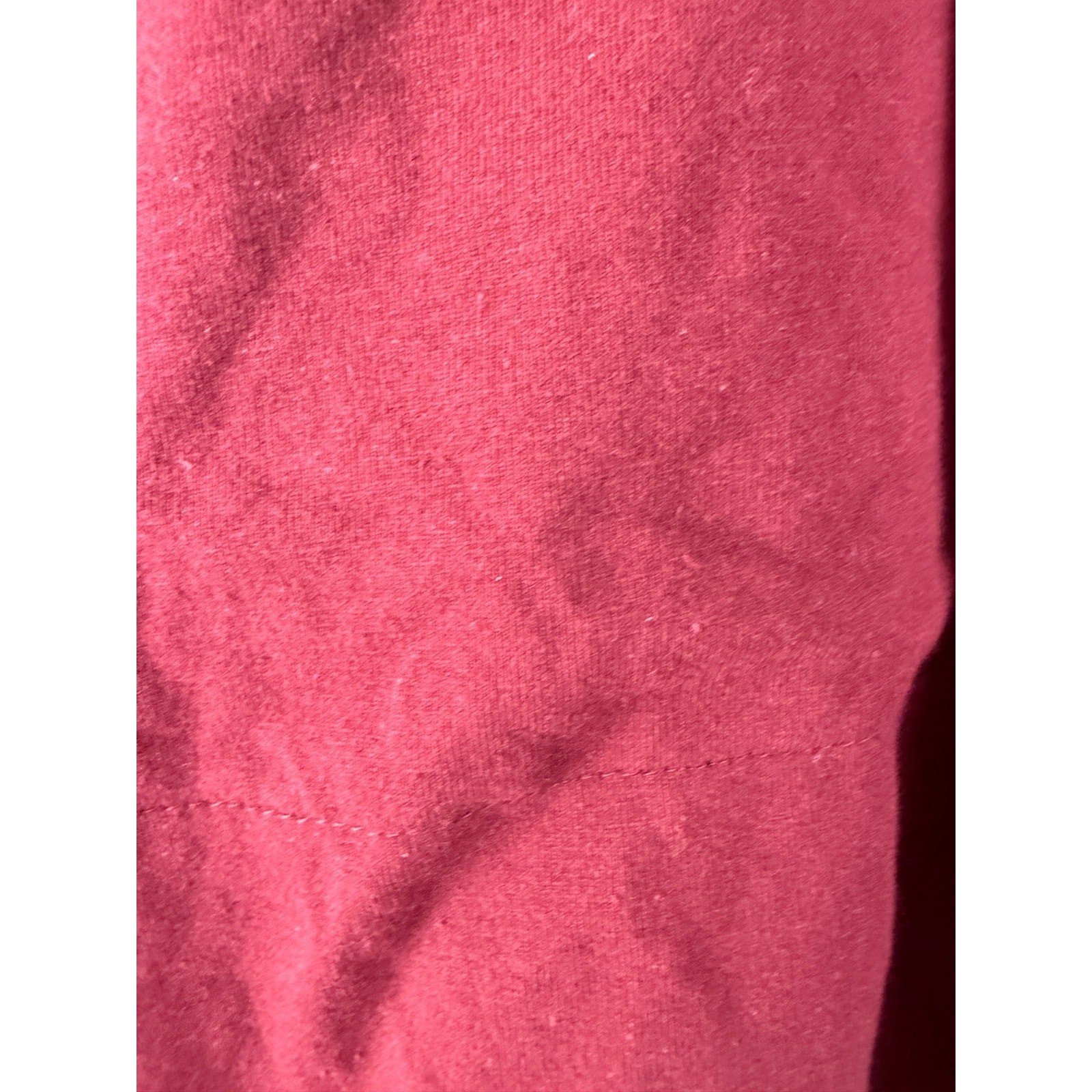 Jessica London Size 14/16 Stretch Square Neck Top Burgundy Short Sleeve Pullover