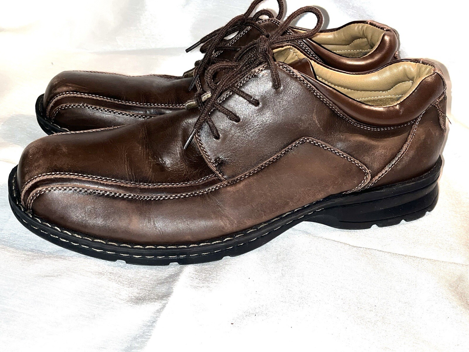 Dockers Pro Style Men Shoes Brown Size 13. Leather Upper And Man Made Material