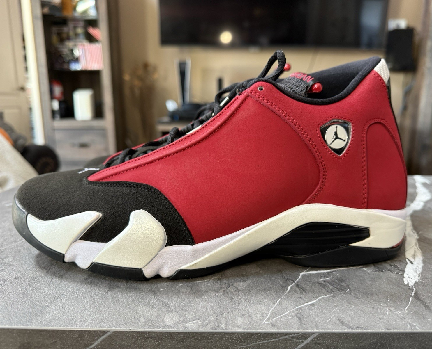 Jordan Air Jordan 14 Red/Black/White Pre-owned Size 12