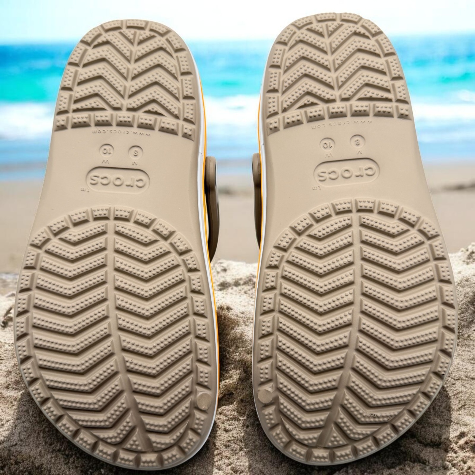 New Crocs Bayaband Clog Unisex 8 M 10 W Cobblestone 25SUCL205089_Z2V3 Ships Free